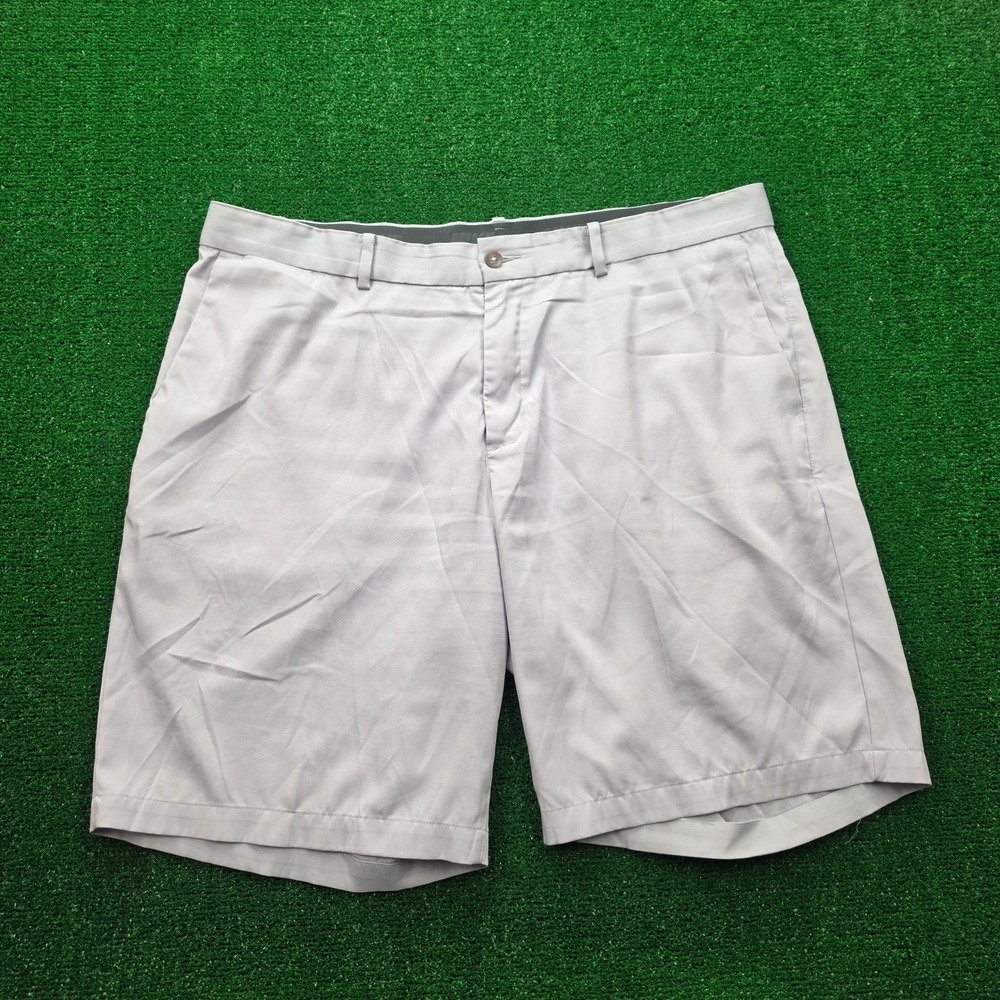 Nike Golf Dri FIT Flat Front Performance Shorts Mens 38 Light Gray 833222-012